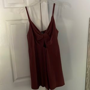 Maroon romper